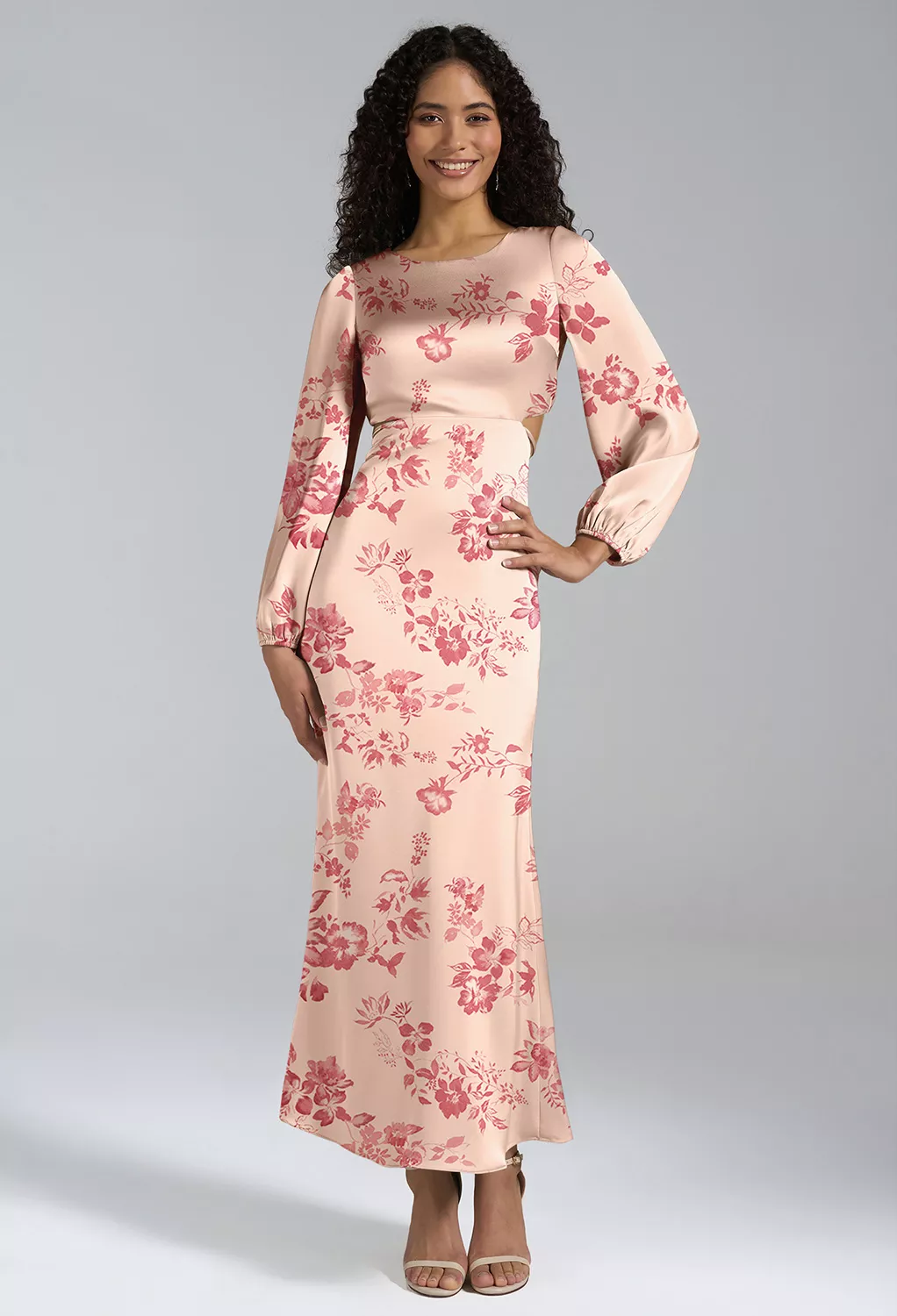 AW Aisha Pink Cherry Blossom  Black Tie Wedding Guest Dresses
